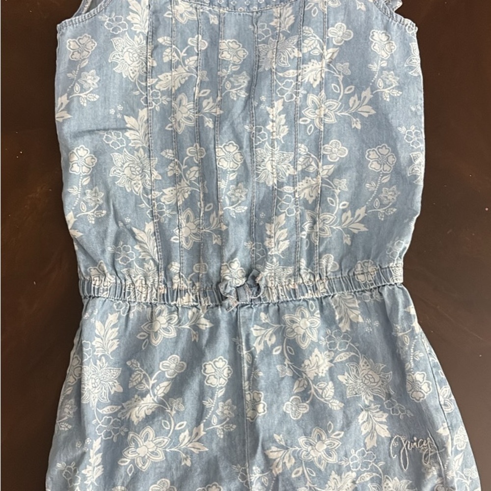 Juicy Couture Light Blue Floral One-Piece